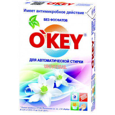 Пральний порошок O&apos;KEY Universal 400 г (4820049380903) Вінниця - фото 1