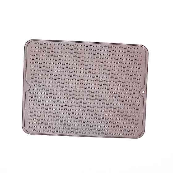 Yiwu Кухонний силіконовий килимок з протиковзкою поверхнею 40×30 см Сірий HP-42-9G Коломыя