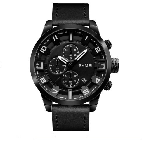 Мужские наручные классические часы Skmei 1309 Черный Винница - изображение 1