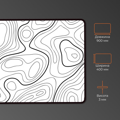 Килимок для мишки GamePro Speed/Control Black (MP275AW) Вінниця - фото 4