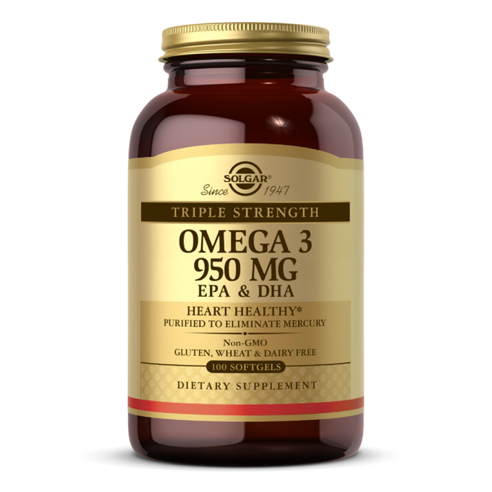Triple Strength Omega-3 950 mg - 100 softgels Луцк - изображение 1