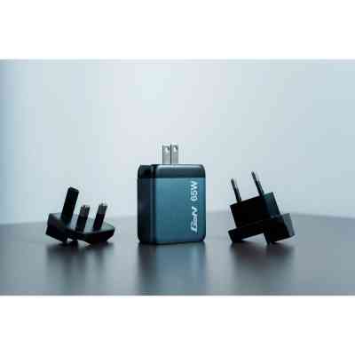 Зарядное устройство Verbatim GaN 65 W 3 ports (2xUSB-C-65 W /USB-A -3.0) (32201) Винница