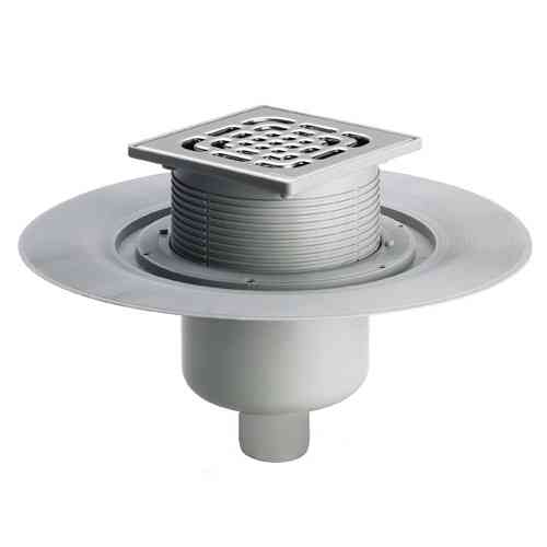 Трап для балконів та терас VIEGA ф50, нерж,вертикальний 557096 (284688) Киев