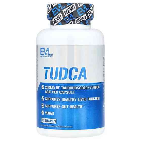 Витамины Evlution Nutrition TUDCA, 250 mg, 30 Veggie Capsules Луцк