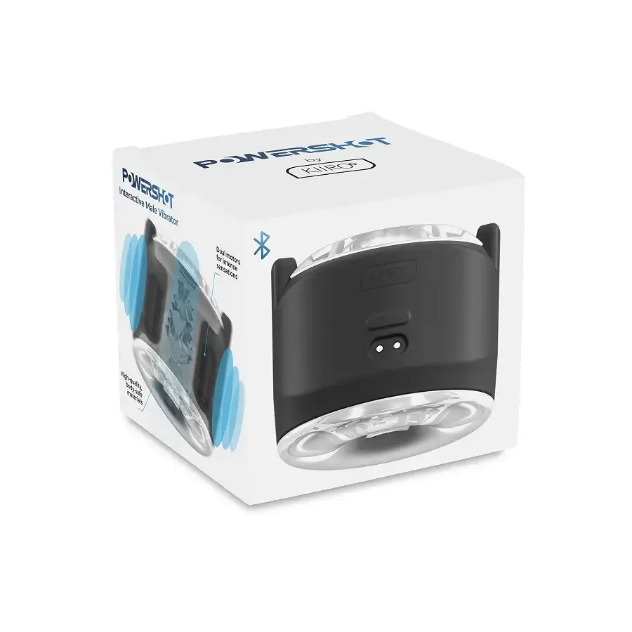Интерактивный мастурбатор 2в1 с вибрацией KIIROO PowerShot, компактный, 2 вибромотора Львов - изображение 8
