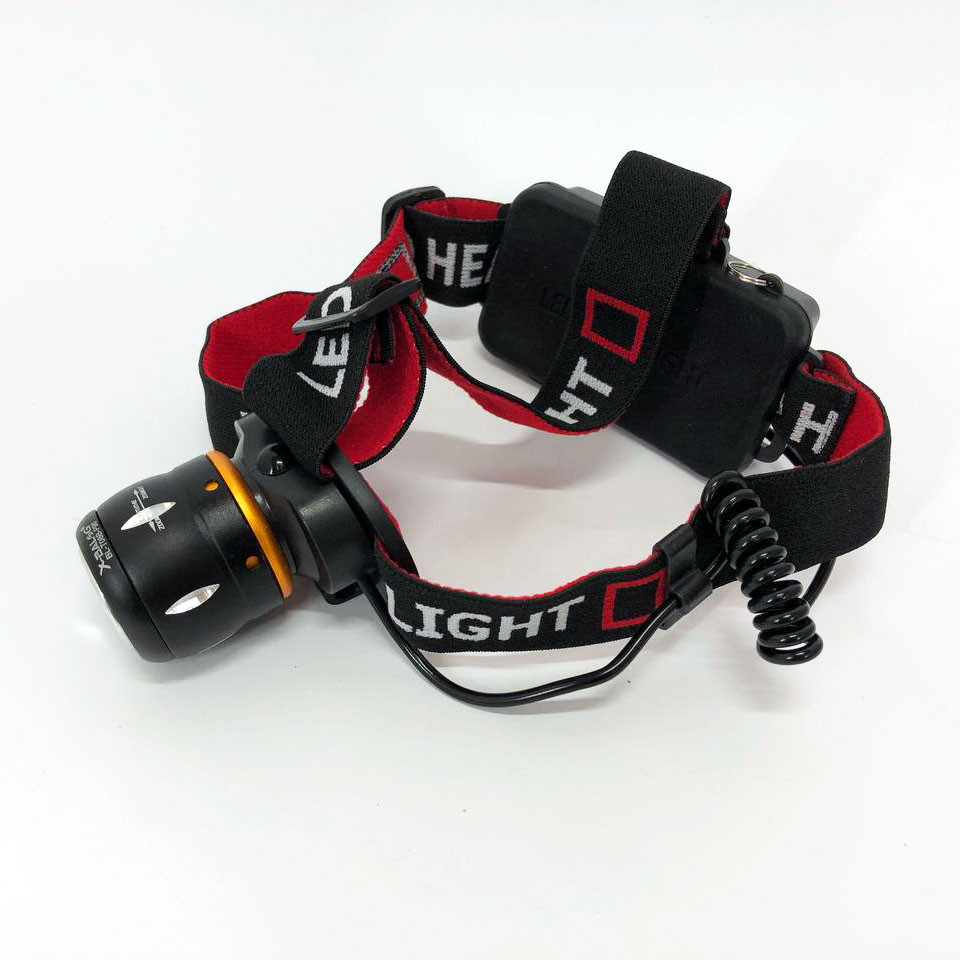 Ліхтарик налобний світлодіодний надпотужний, Ліхтар на лоб для будівельних робіт, Наголовний ліхтар RT-85 Львів - фото 17