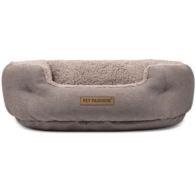 Лежак для животных Pet Fashion BRIG 58х48х20 см кофейный (4823082441488) Винница - изображение 3