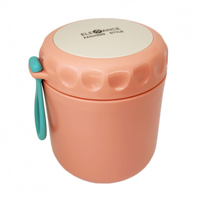 Ланчбокс з ложкою MGZ-0122(Pink) 430 мл Вінниця - фото 1