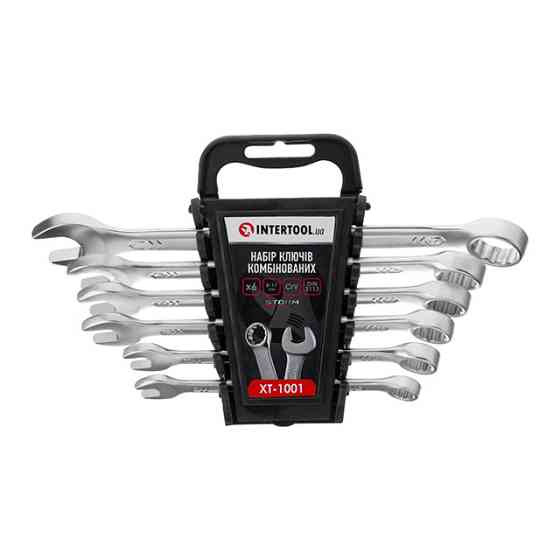 Набір ключів INTERTOOL STORM 8–17 мм - Інструмент для професійного користування Львів