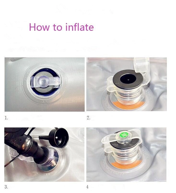 Надувне крісло з пуфом Air Sofa (велюрове покриття) Вінниця - фото 7