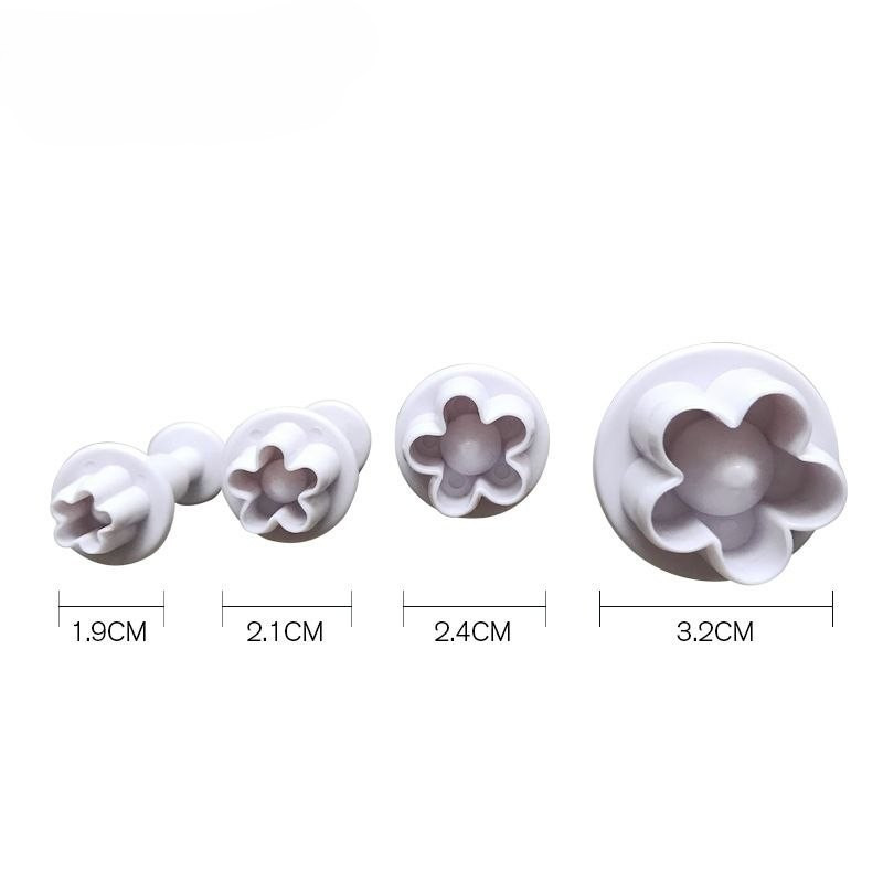 Плунжери кондитерскі Квіти 4 штуки білий Київ - фото 5