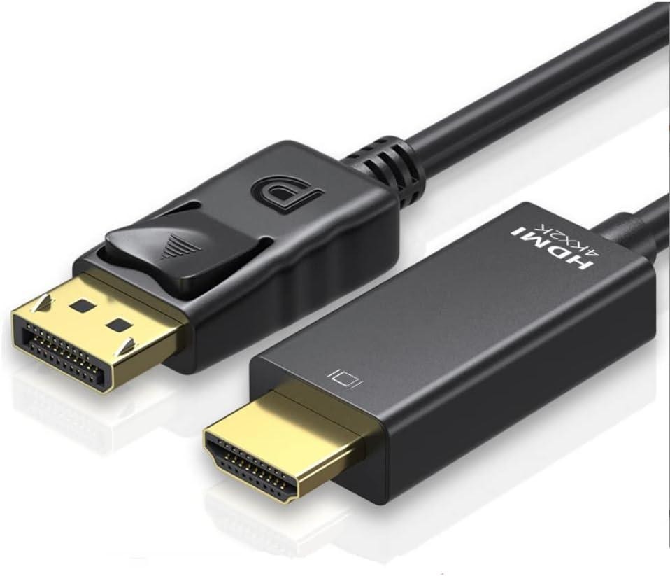 Кабель DisplayPort до HDMI 4K 1.8м позолочений Київ - фото 3