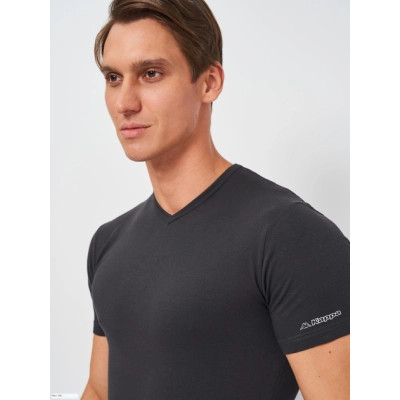 Футболка Kappa T-shirt Mezza Manica Scollo V K1311 Antracite антрацит L (8052394814109) Винница - изображение 4