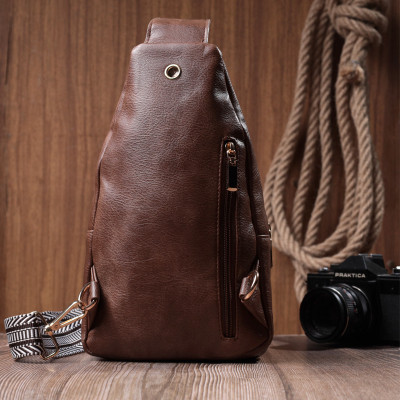 Сумка Vintage Из экокожи Коричневая (22747) Винница - изображение 4