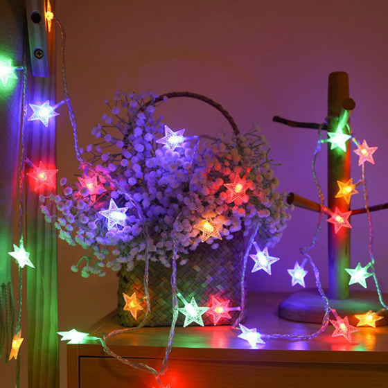 Гирлянда Штора Звезды от USB,3х3м,Разноцветная SBR Киев