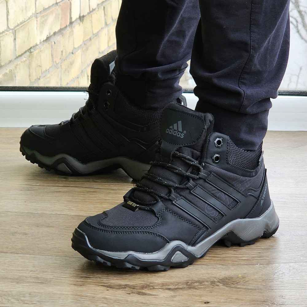 Зимові Кросівки Adidas Terrex Swift з Хутром Чорні Чоловічі Адідас Гортекс (розміри: 41,42,43,44,46) - 00-6 Дніпро - фото 3