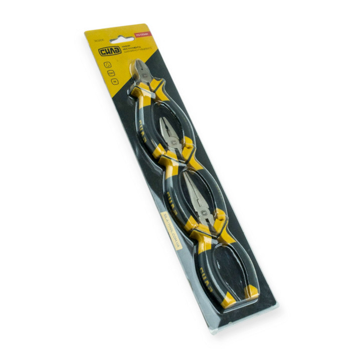 Набір губцевого інструменту MINI "плоскогубці+довгогубці+бокорізи" гумовий Мукачево - фото 1