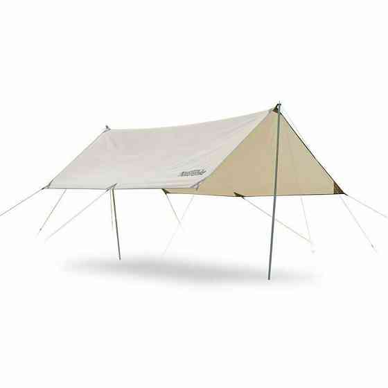 Тент для кемпінгу Naturehike Girder NH20TM006, 150D, 400*292 см, золотий (з двома стійками) Київ
