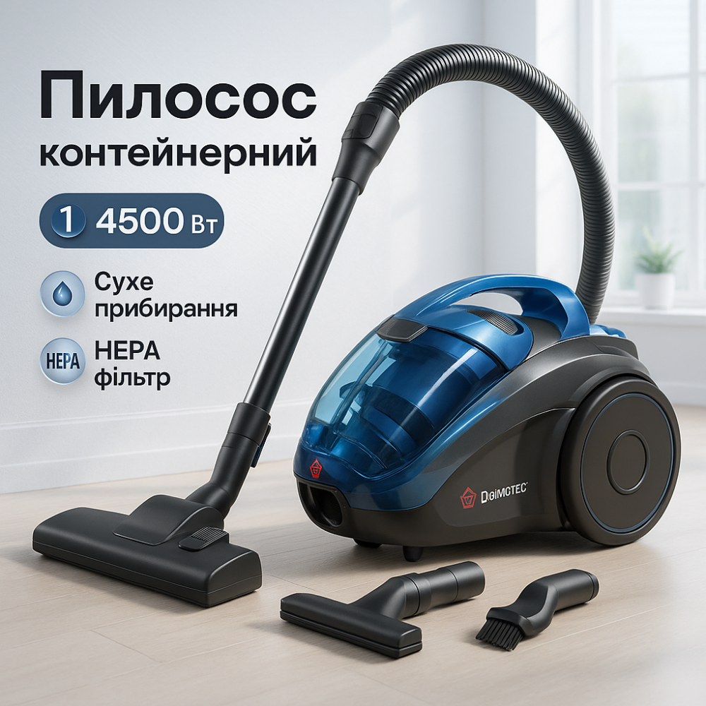 Пылесос для домашнего использования Domotec, Хороший пылесос для уборки в домашних условиях FV-62 Львов - изображение 17