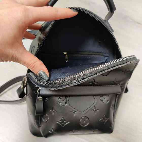 Жіночий рюкзак класичний брендовий. Жіночий маленький брендовий рюкзак Чорний 816 Київ