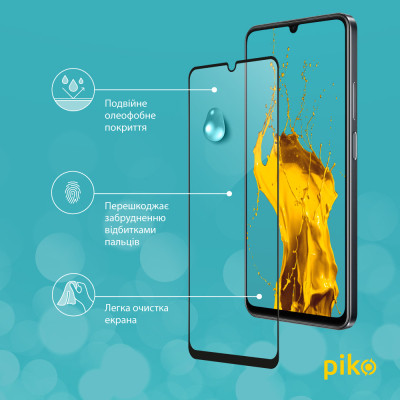Скло захисне Piko Full Glue RealMe C53 Black (1283126577840) Вінниця - фото 4