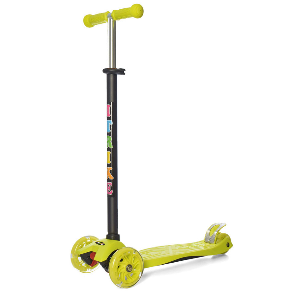 Детский самокат iTrike JR 3-003-GR1 MAXI светящиеся колеса Винница - изображение 1