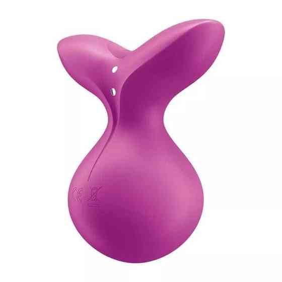 Мини-вибромассажер Satisfyer Viva la Vulva 3 Violet Sex Aura Киев