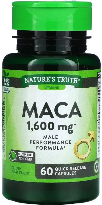 Мака Nature's Truth Maca 1600 мг 60 капс Киев - изображение 1