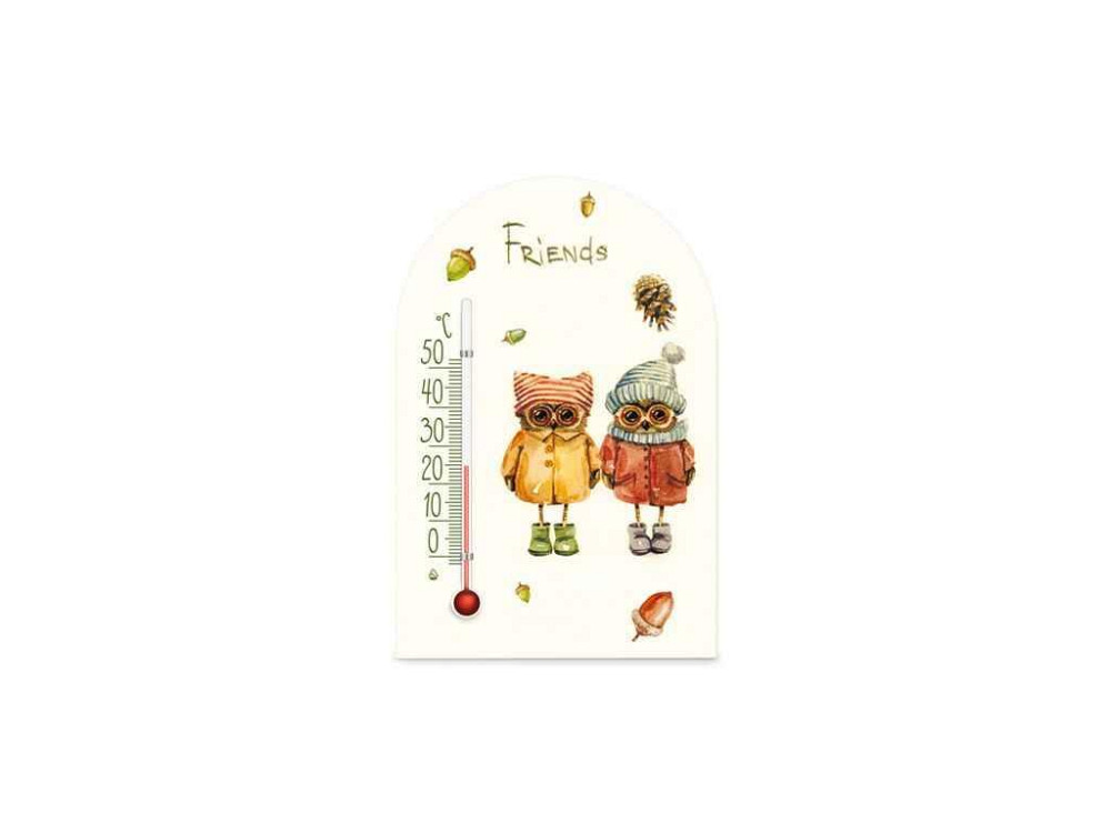 Термометр Kimnaтный ЗооСвит (магнит и липучка) Друзья ТМ СТЕКЛОПРИБРПОР Киев - изображение 1