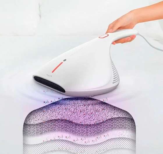 Ручной пылесос Xiaomi DEERMA Mites Vacuum Cleaner White + (перехідник на EU розетку) Одесса