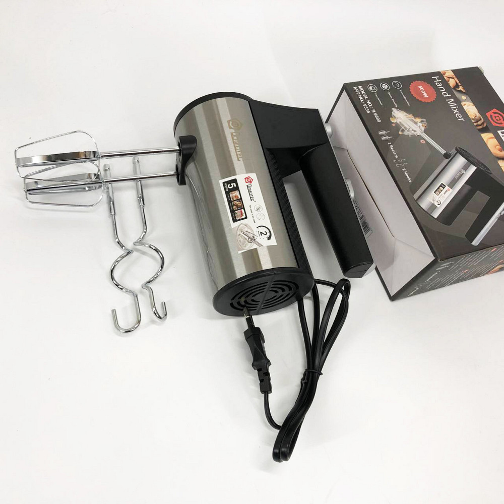 Ручні пристосування для приготування яєць, Міксер з насадками для збивання Міксер тіста на кекс FH-53 Львів - фото 11