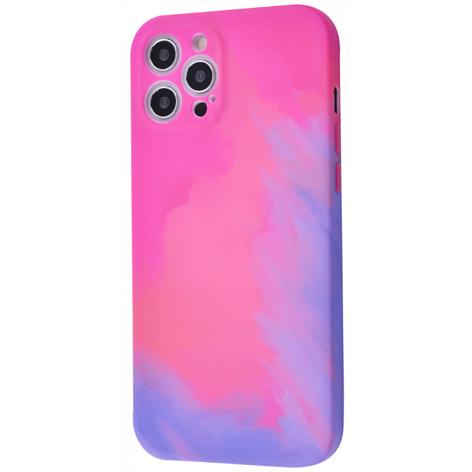 Чохол для Apple Iphone 12 Pro Max рожево-фіолетовий градієнт UG-66 Львів - фото 2