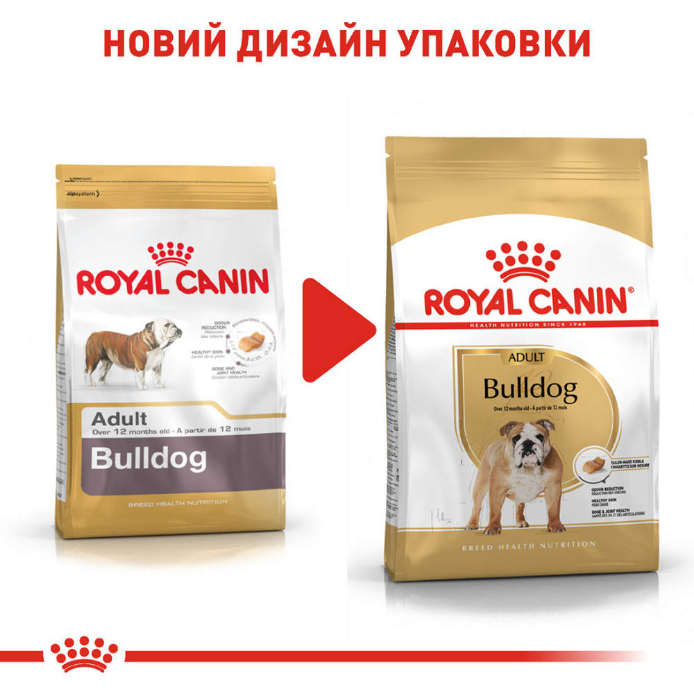 Корм для собак породи Англійський бульдог ROYAL CANIN BULLDOG ADULT 12.0 кг Київ - фото 6