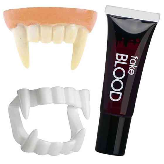 Штучна кров грим та зуби на Хелловін,14мл SBR Київ