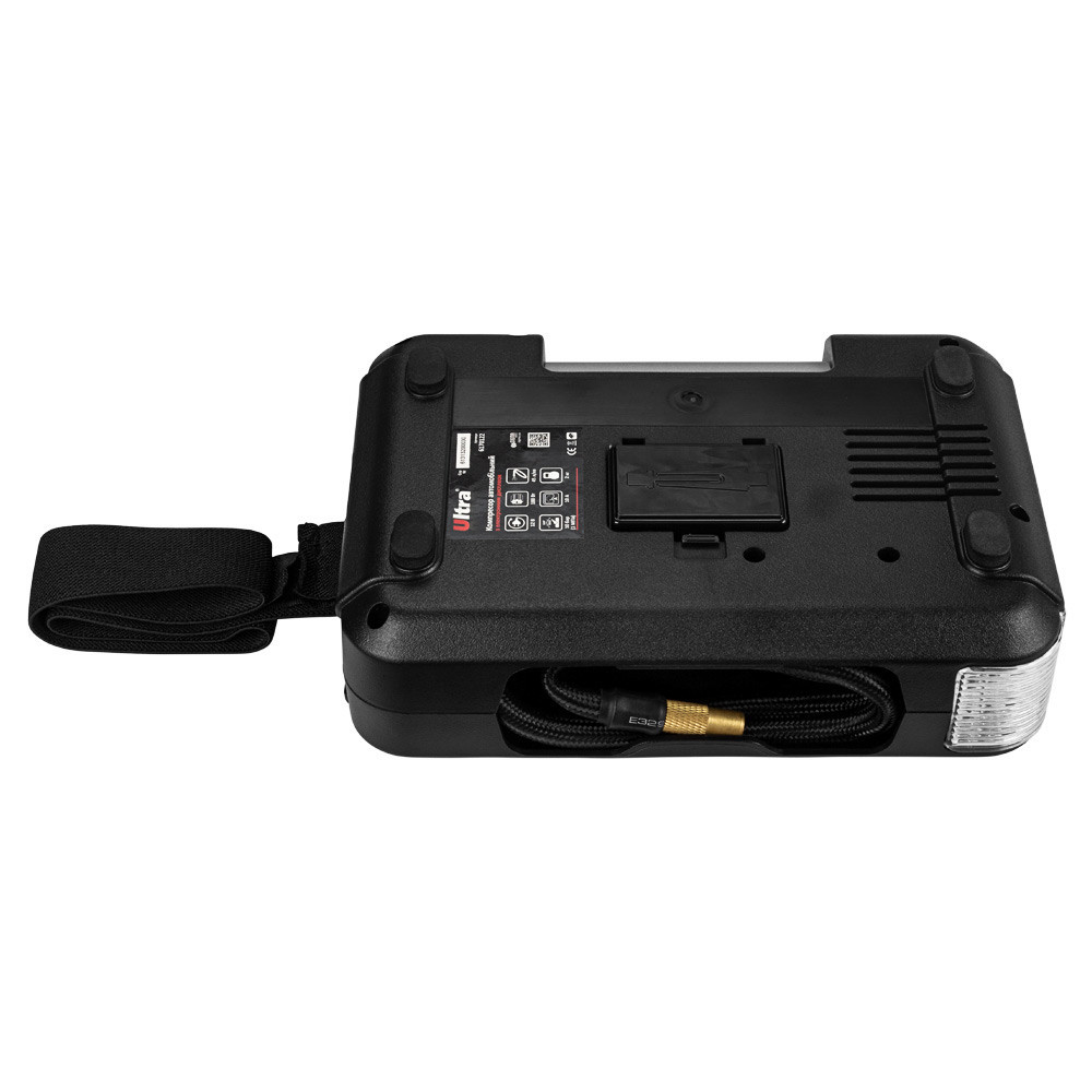 Компрессор автомобильный с электронным дисплеем 12В 180Вт 15А 45л/мин 10бар ULTRA (6170122) Киев - изображение 6