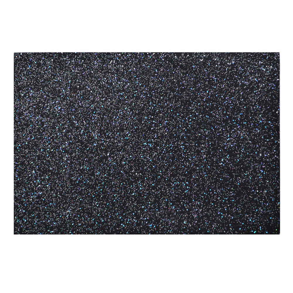 Набір фетр м'який "Santi" 741818 з глітером чорний 21*30см (за 10арк), шт Київ - фото 1