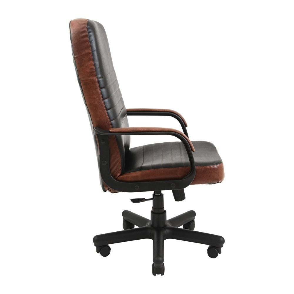 Офисное Кресло Руководителя Prius М3 MultiBlock Пластик Рич Черно-коричневый Киев - изображение 3