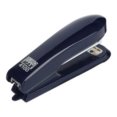 Степлер Buromax пластиковый, 15 листов, (скобы №10), 111 х 28 х 43 мм, синий (BM.4100-02) Винница - изображение 2