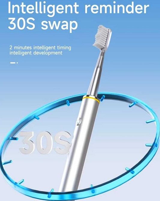 Электрическая зубная щётка JD015 (щётки DuPont) + набор 4 насадки. Киев - изображение 7