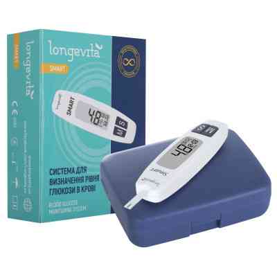 Глюкометр Longevita Smart Система для определения уровня глюкозы в крови (6397645) Винница