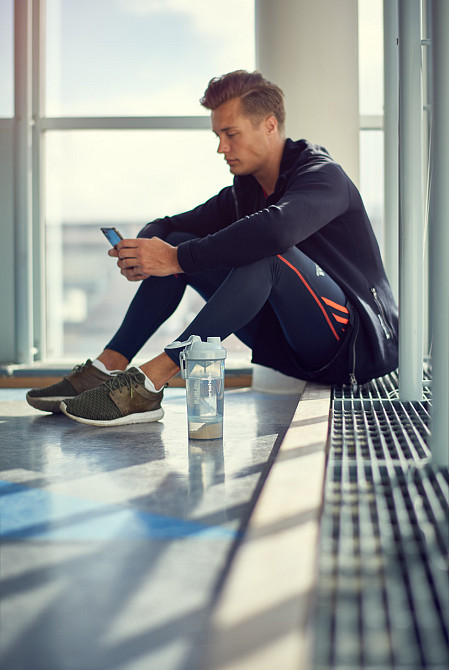 Шейкер спортивний SmartShake Slim 500ml Pure White Луцк - изображение 9