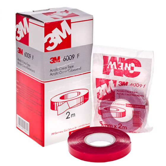 Стрічка липка 2-стороння 15мм/1м прозора 3М Харків