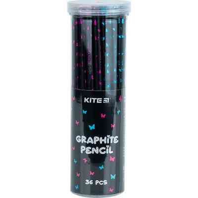 Олівець графітний Kite з кристалом Butterfly, НВ (K24-059-2) Вінниця
