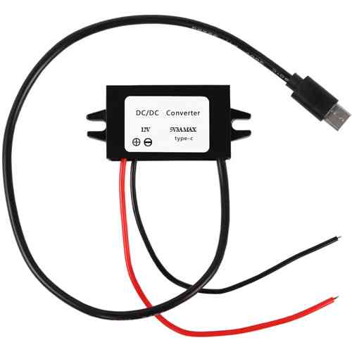 Автомобільний адаптер живлення Type-C зі схованою проводкою Київ