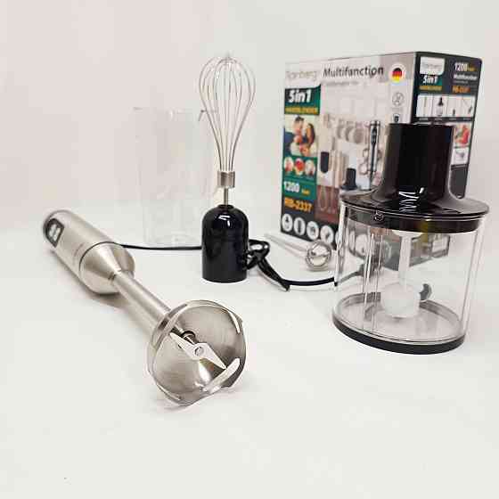 Блендер з тихим режимом, Багатофункціональний кухонний комбайн, Блендер для супів і соусів BH-37 Львів