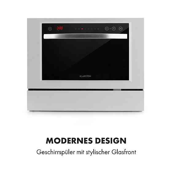 Посудомийна машина Amazonia 6 Luminance зі скляною передньою панеллю Окремостояюча 1380 Вт Біла Рівне