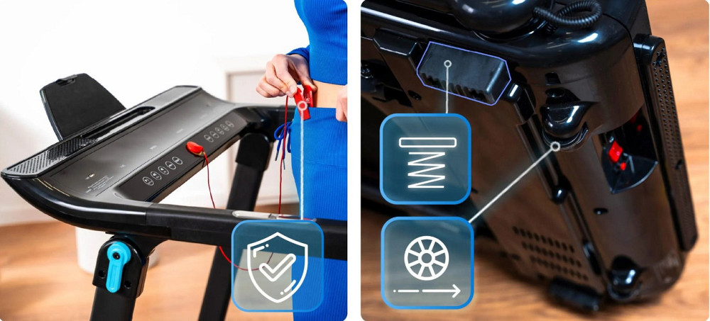 Беговая дорожка электрическая THUNDER ULTRA-BLACK Киев - изображение 6