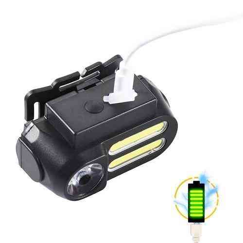 Велосипедный фонарь BL-611-1LM+2COB, micro USB, 1x18650 Бровары