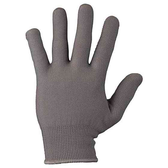 Рукавиці трикотажні з точковим ПВХ-покриттям р8 Мікроточка (сірі) КРАТНО 12 парам SIGMA (9442911) Київ