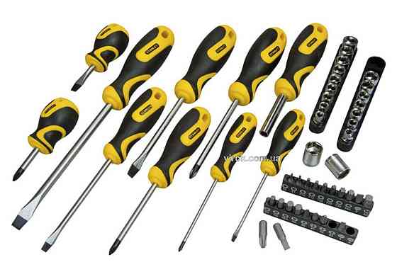 Набір викруток, насадок, головок торцевих в сумці STANLEY : 48 елементів. Одеса